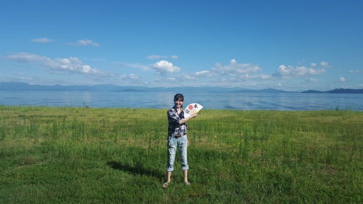 琵琶湖で
