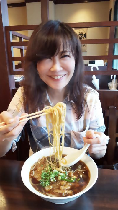 きつねラーメンと玉緒