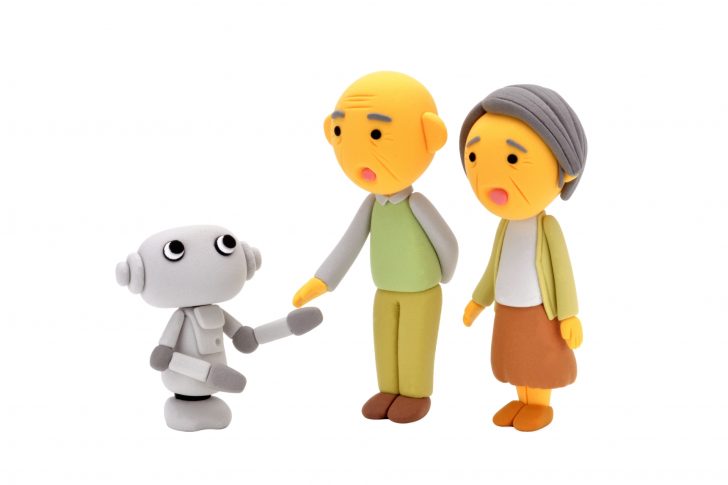 ロボットと高齢者